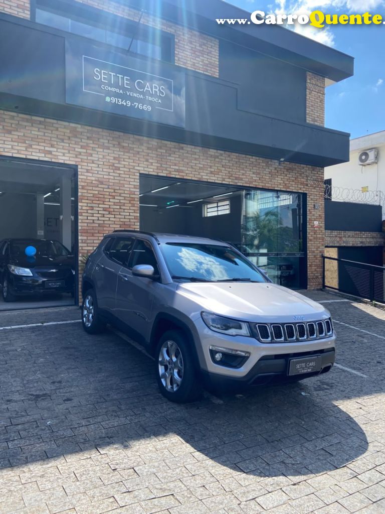 JEEP   COMPASS LONGITUDE 2.0 4X2 FLEX 16V AUT.   PRATA 2021 2.0 FLEX - Loja