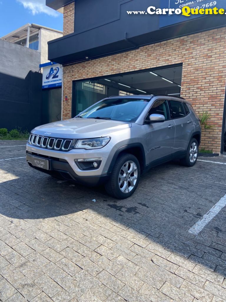 JEEP   COMPASS LONGITUDE 2.0 4X2 FLEX 16V AUT.   PRATA 2021 2.0 FLEX - Loja