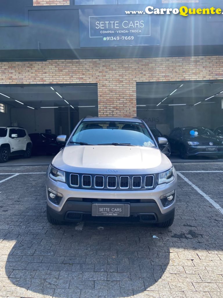 JEEP   COMPASS LONGITUDE 2.0 4X2 FLEX 16V AUT.   PRATA 2021 2.0 FLEX - Loja