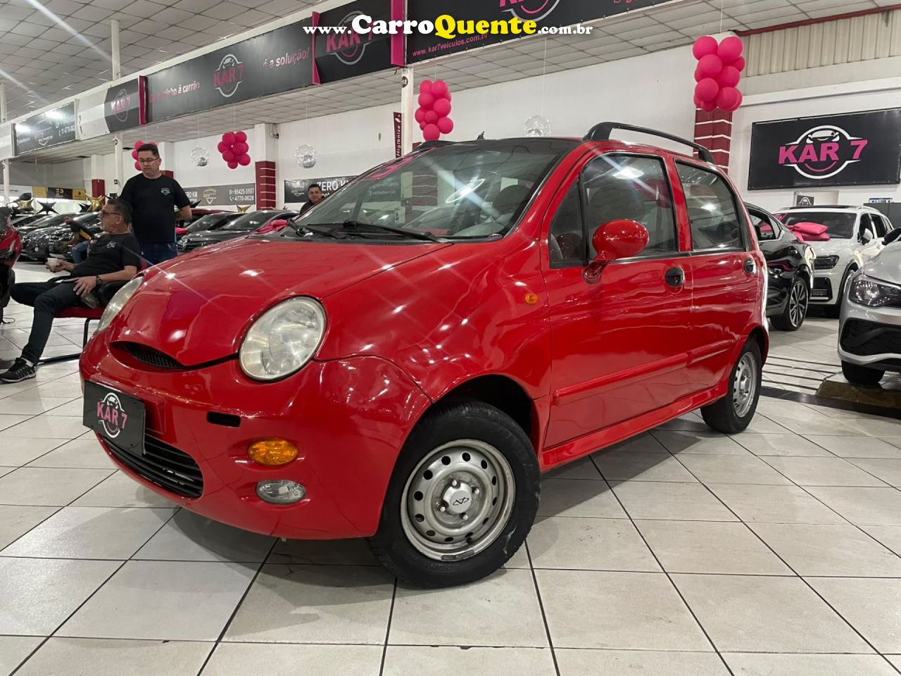 CHERY   QQ 1.11.0 12V 69CV 5P   VERMELHO 2013 1.0 GASOLINA - Loja
