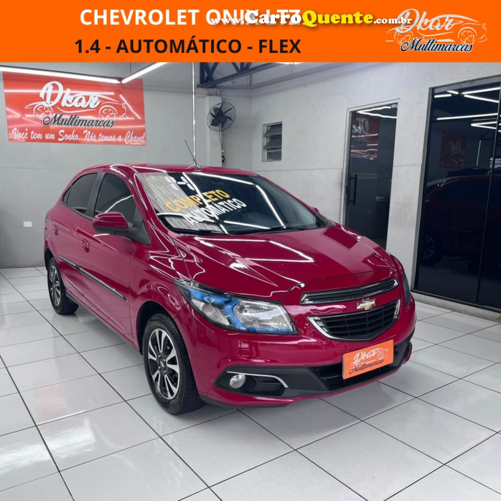 CHEVROLET   ONIX 1.4AT LTZ   VERMELHO 2014 1.4 FLEX - Loja