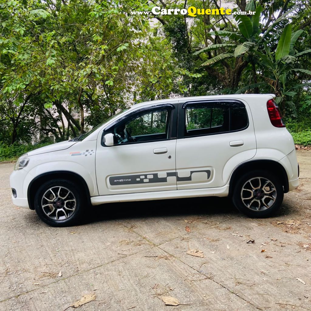 FIAT UNO 1.4 SPORTING 8V 2012 - Loja