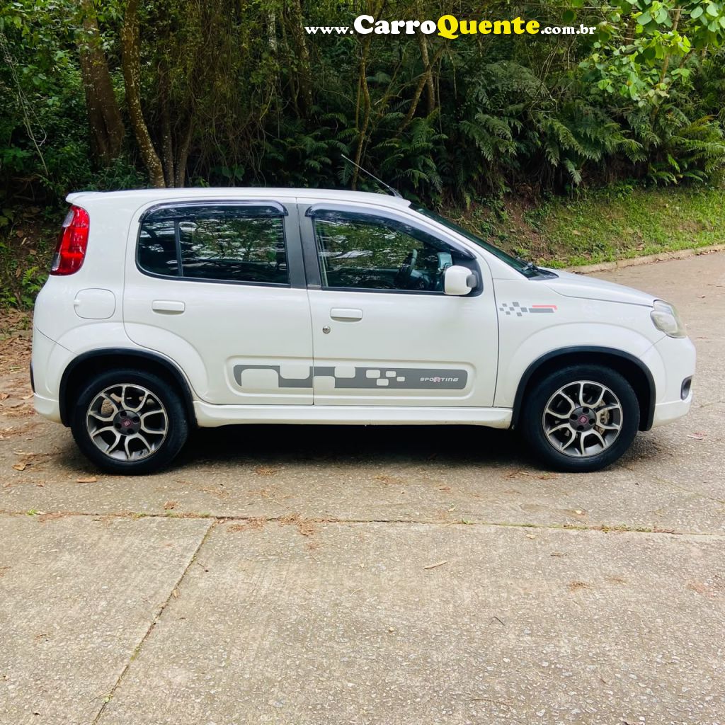 FIAT UNO 1.4 SPORTING 8V 2012 - Loja